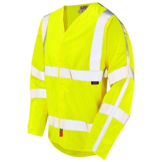 Leo Workwear S17-Y Meshaw ISO 20471 Class 3 LFS Anti-Static Vest Yellow